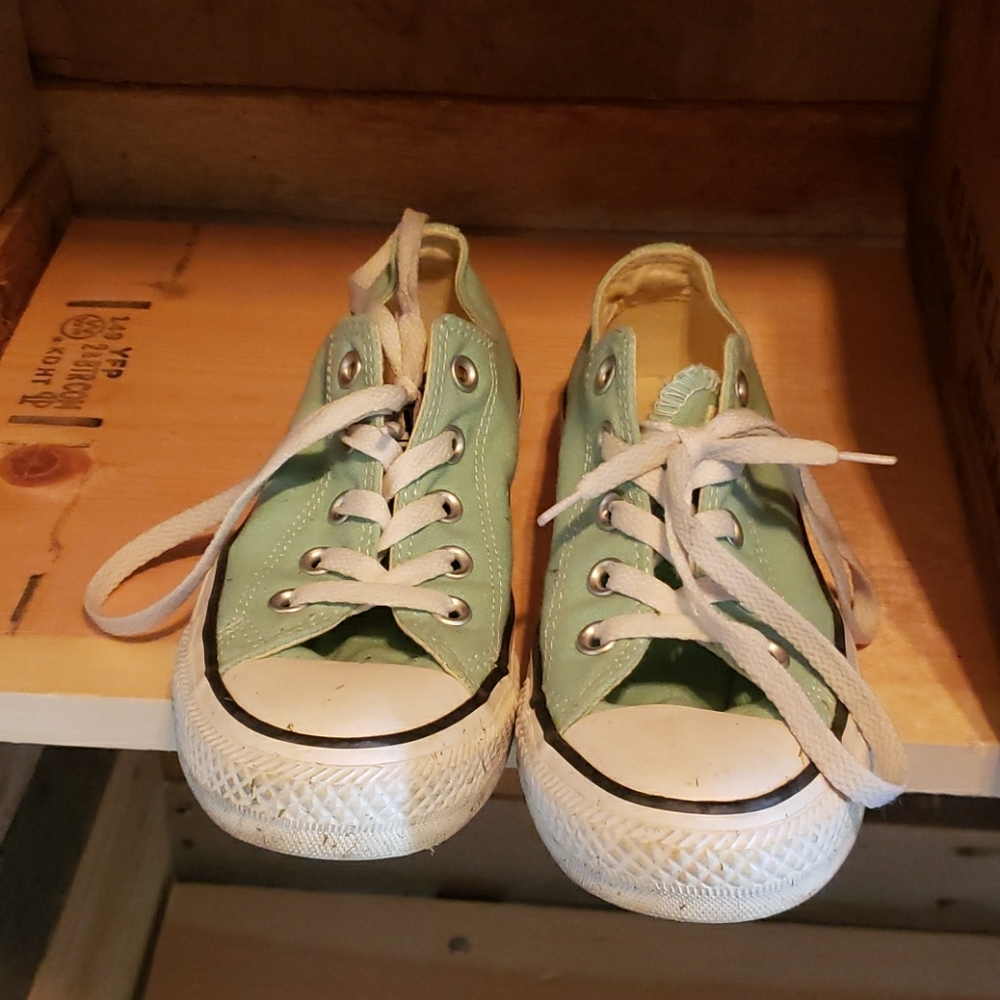 Mint Converse Sneakers